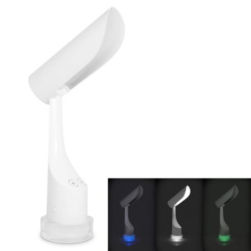 LED RGBW Dimmable rechargeable table lamp LED/5W/5V 2000 mAh 3000/6000K white
