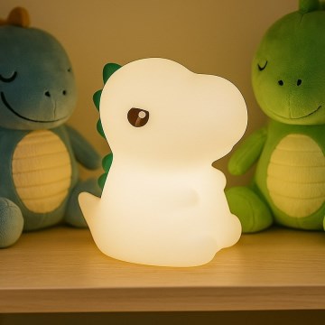 LED RGBW Dimmable Rechargeable Touch-Controlled Children's Night Light DINO LED/1W/5V 1200 mAh