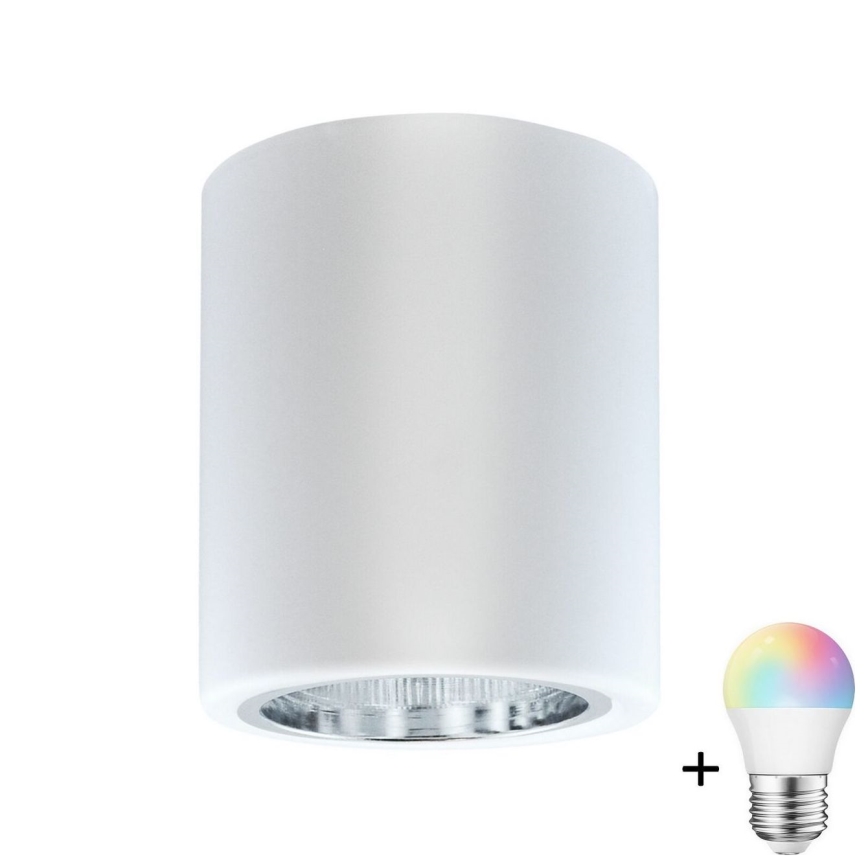 LED RGBW Dimmable Spotlight JUPITER 1×E27 / 6.5W / 230V 2700–6500K Wi‑Fi Ø 9.8 cm White