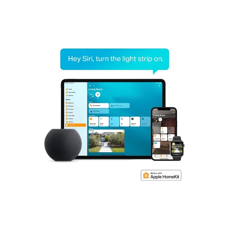 LED RGBW Dimmable Strip 5 m LED/13W/230V Wi-Fi