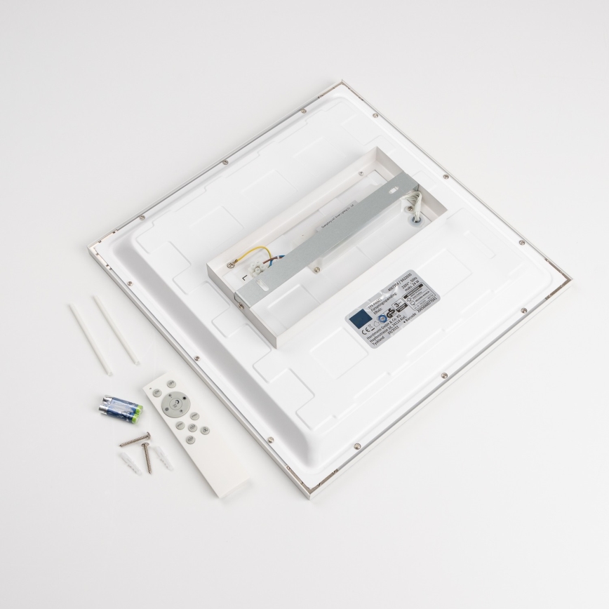 LED RGBW Dimmable Surface-Mounted Panel LED/22W/230V 2700-6500K 29,5x59,5 cm White + Remote Control