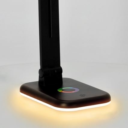 LED RGBW Dimmable table lamp NOBLITE LED/7W/5V 3000/4000/6500K black