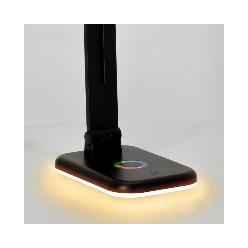 LED RGBW Dimmable table lamp NOBLITE LED/7W/5V 3000/4000/6500K black
