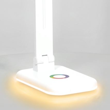 LED RGBW Dimmable table lamp NOBLITE LED/7W/5V 3000/4000/6500K white