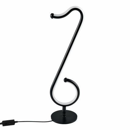 LED RGBW Dimmable table lamp NUTKA LED/15W/5V black + remote control