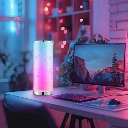 LED RGBW Dimmable table lamp STELLA MINI LED/5W/5V + remote control