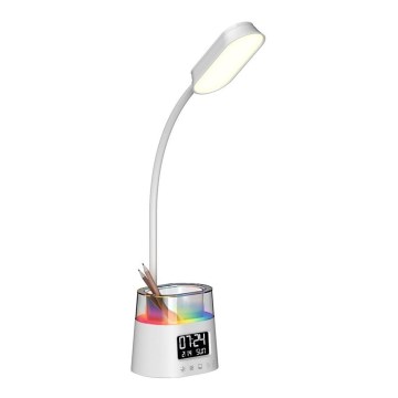 LED RGBW Dimmable table lamp with a pencil holder FALCON LED/10W/5V