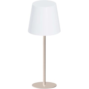 LED RGBW Dimmable Touch-Sensitive Outdoor Table Lamp LUCIA LED/2W/5V 1800/2700/6500K 3600 mAh IP44 Beige