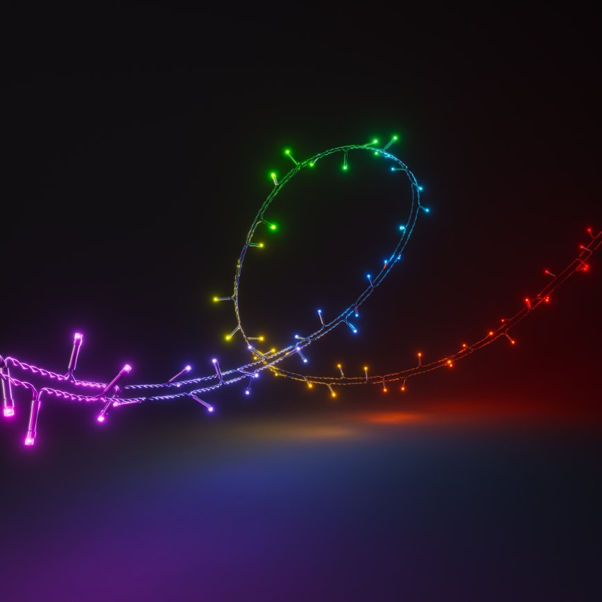 Nanoleaf - LED RGBW Outdoor Christmas chain ESSENTIALS 250xLED 2x10m 2700-6500K Wi-Fi IP44