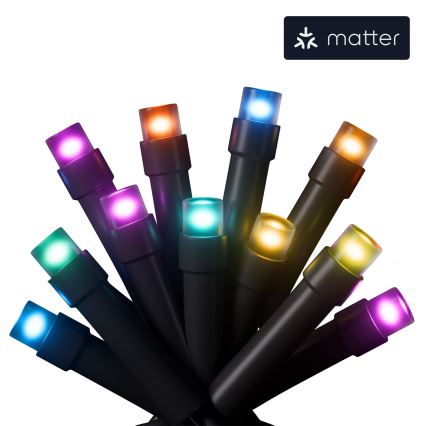 Nanoleaf - LED RGBW Outdoor Christmas chain ESSENTIALS 250xLED 2x10m 2700-6500K Wi-Fi IP44