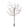 LED RGBW Solar light TREE LED/0,1W/1,2V 600 mAh IP44 brown