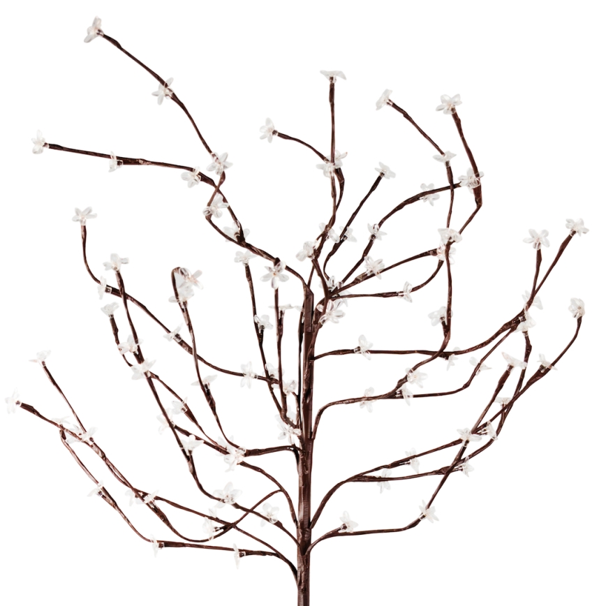 LED RGBW Solar light TREE LED/0,1W/1,2V 600 mAh IP44 brown