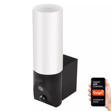 LED Smart outdoor camera with a light GoSmart LED/12W/230V 3200K IP65 Wi-Fi Tuya black
