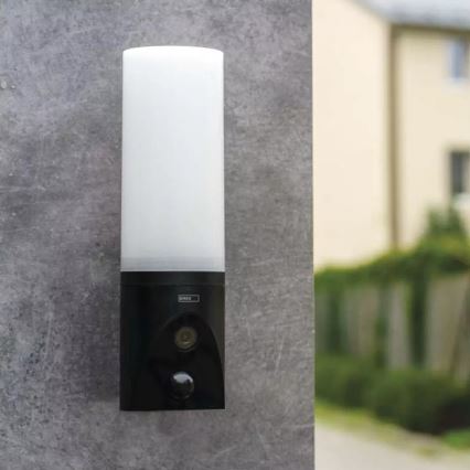 LED Smart outdoor camera with a light GoSmart LED/12W/230V 3200K IP65 Wi-Fi Tuya black