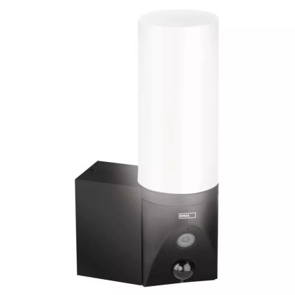 LED Smart outdoor camera with a light GoSmart LED/12W/230V 3200K IP65 Wi-Fi Tuya black