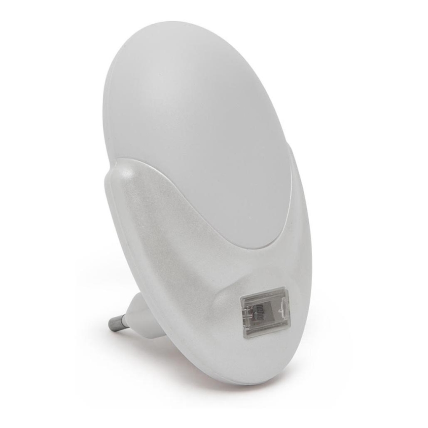 LED Socket orientation light with dusk sensor LED/1W/230V