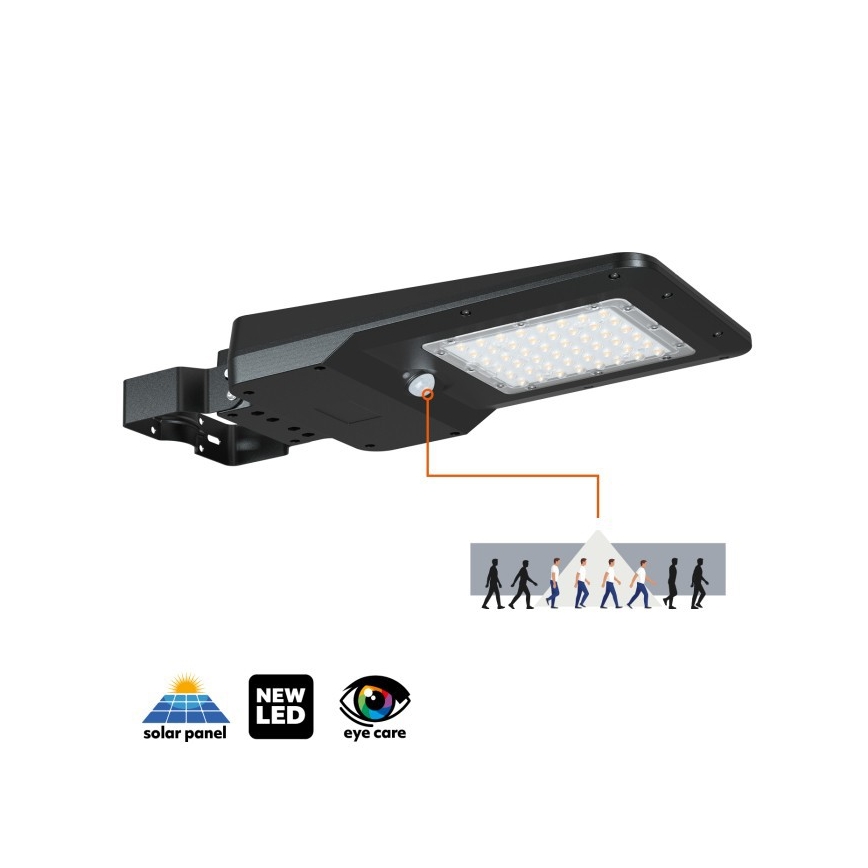 LED Solar Street Light with Sensor STREET LED/20W/7,4V 3000/4000/6000K IP65 5400 mAh