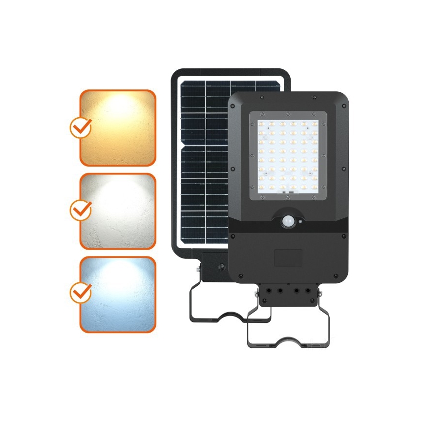 LED Solar Street Light with Sensor STREET LED/20W/7,4V 3000/4000/6000K IP65 5400 mAh
