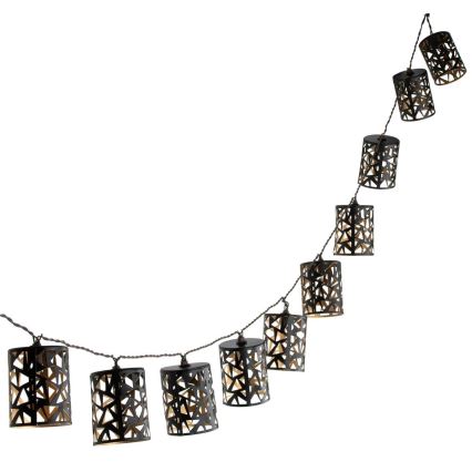 LED Solar chain 10xE12/3,65m IP44 warm white