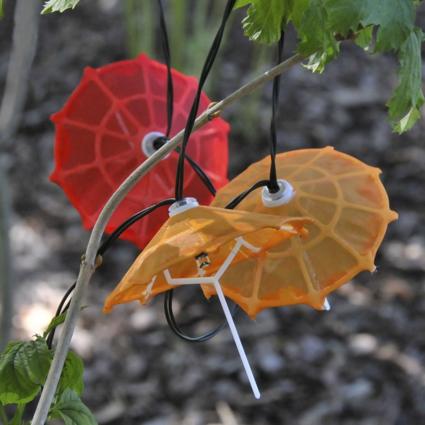 LED Solar chain 10xLED/1,2V 300 mAh 3,8 m IP44 umbrellas