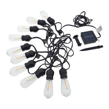 LED Solar chain 10xLED/5,94m IP44 warm white