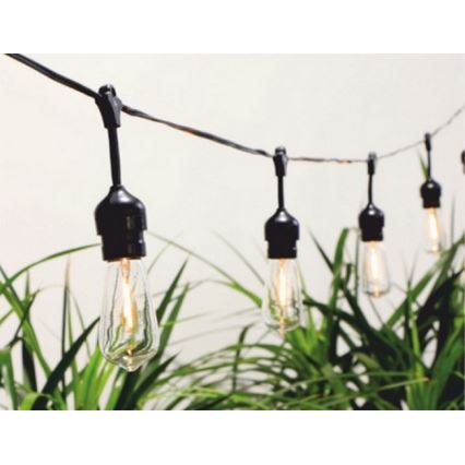 LED Solar chain 10xLED/5,94m IP44 warm white