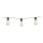 LED Solar chain 3,35m 10xLED/1,2V