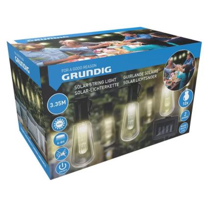 LED Solar chain 3,35m 10xLED/1,2V