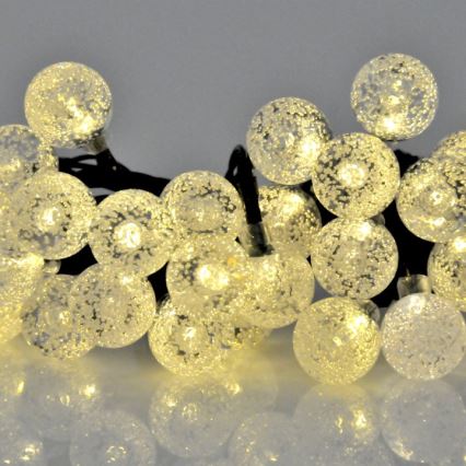LED Solar chain 30xLED/8 functions 300 mAh 4,9m IP44 warm white
