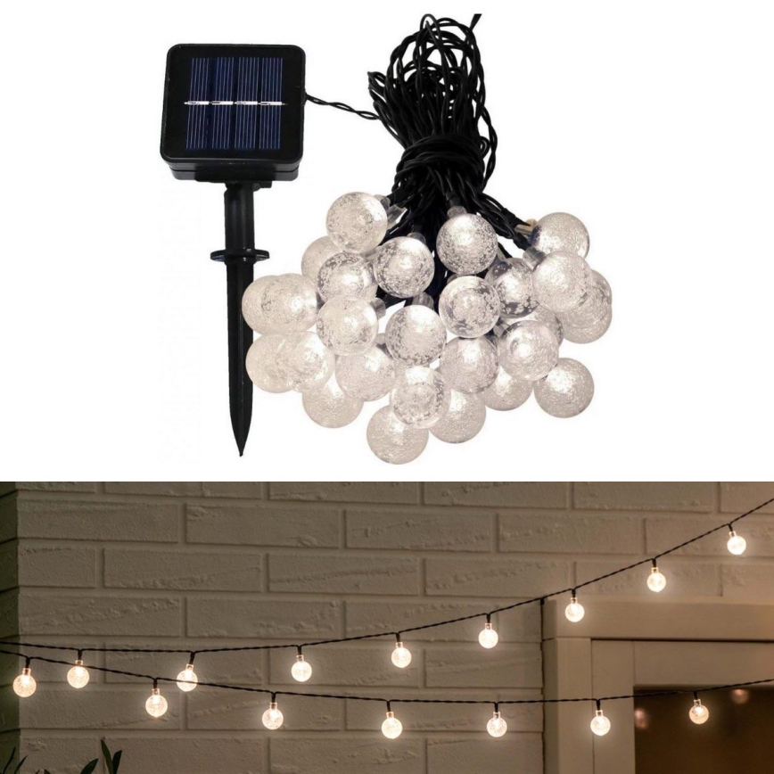 LED Solar chain 6,9m 50xLED/1,2V