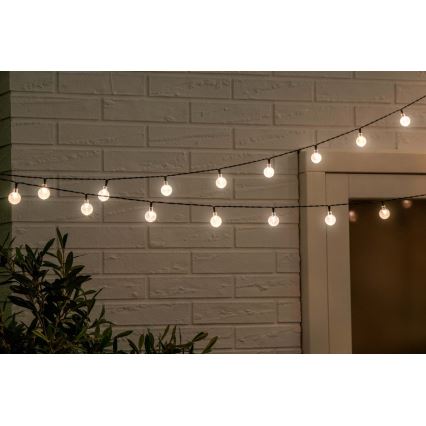 LED Solar chain 6,9m 50xLED/1,2V