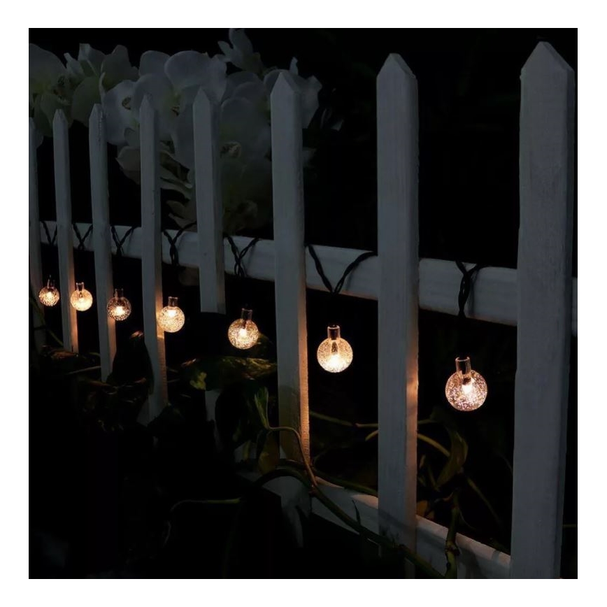 LED Solar chain 6,9m 50xLED/1,2V