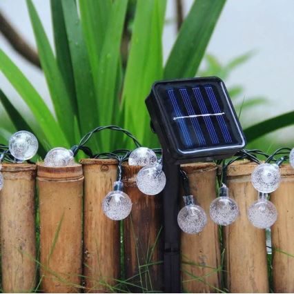 LED Solar chain 6,9m 50xLED/1,2V