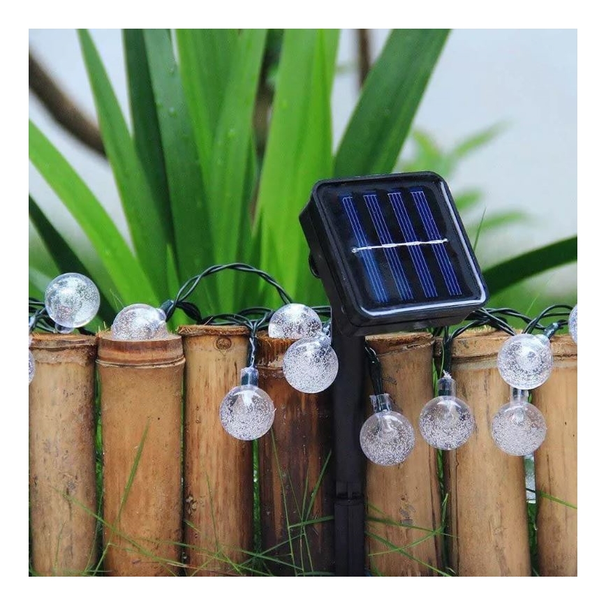 LED Solar chain 6,9m 50xLED/1,2V