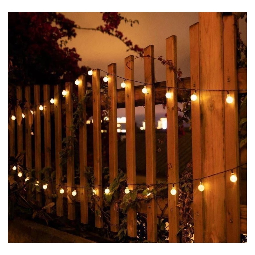LED Solar chain 6,9m 50xLED/1,2V