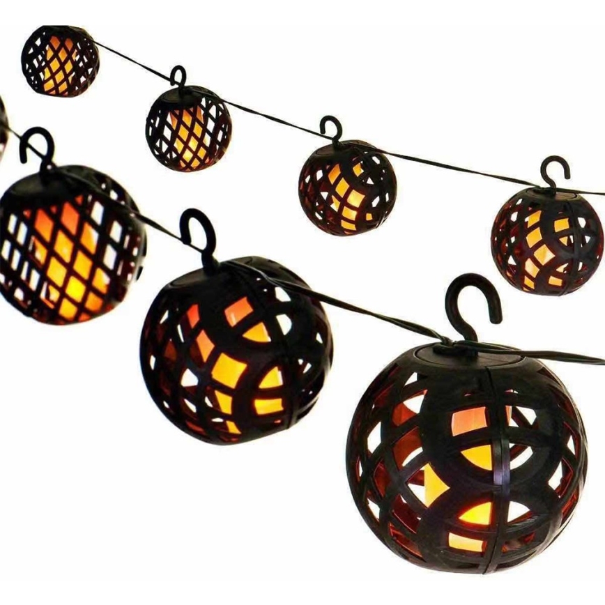 LED Solar chain 60xLED/2m 400 mAh IP44