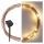 LED Solar chain LED/2,4W/1,2V 1xAA 15 m IP44 3000K 600 mAh