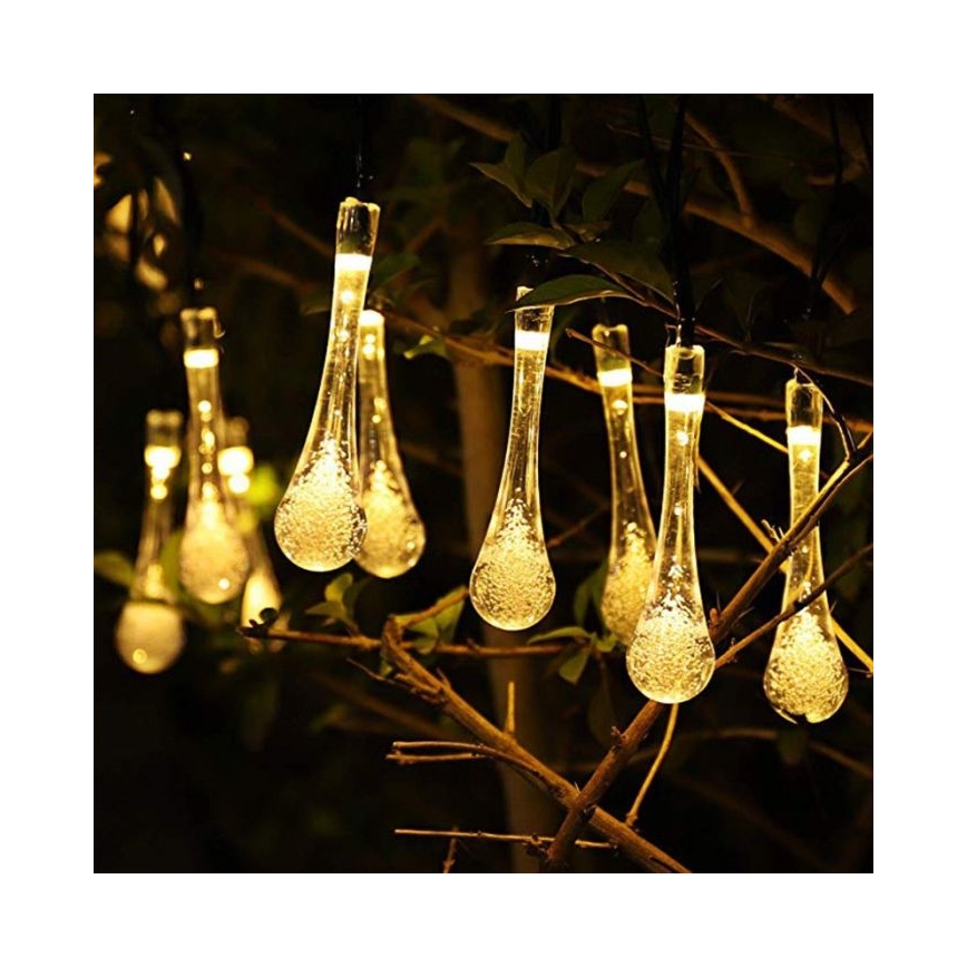 LED Solar chain with dusk sensor 20xLED/0,72W/1,2V 600 mAh 4,7m IP44