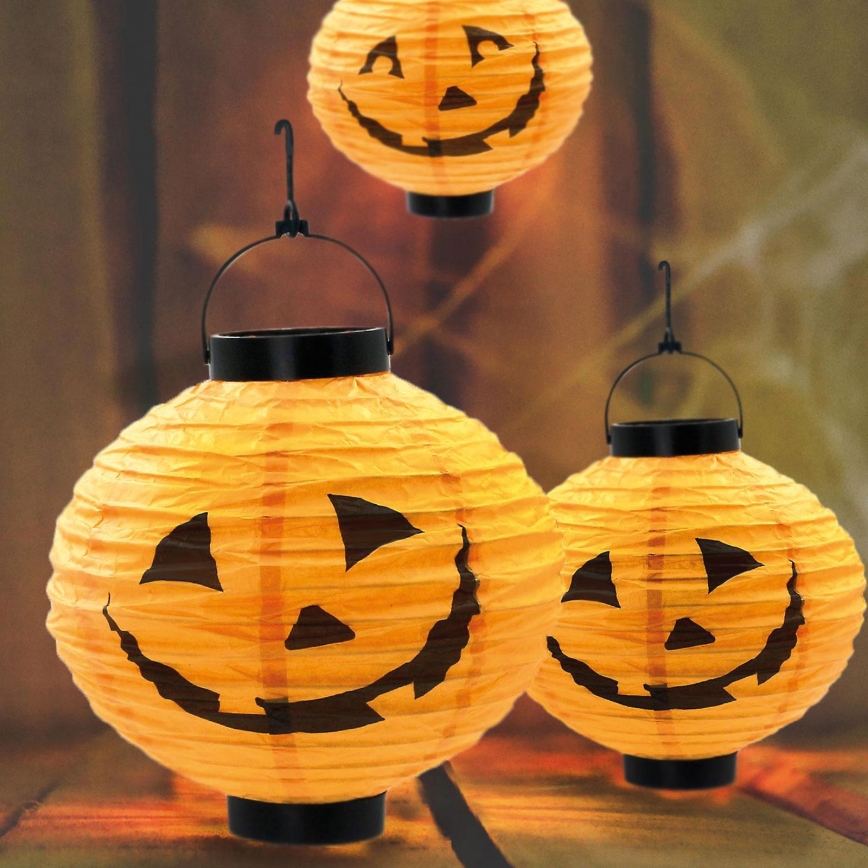 LED Solar decoration HALLOWEEN LED/150 mAh IP44 pumpkin
