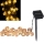 LED Solar decorative chain BUBBLE GLASS 20xLED/8 functions 4,85 m 600 mAh IP44 warm white