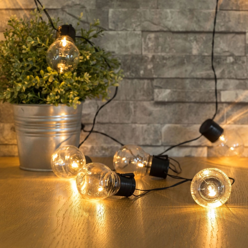 LED Solar decorative chain LED/1,2V 3,8 m IP44