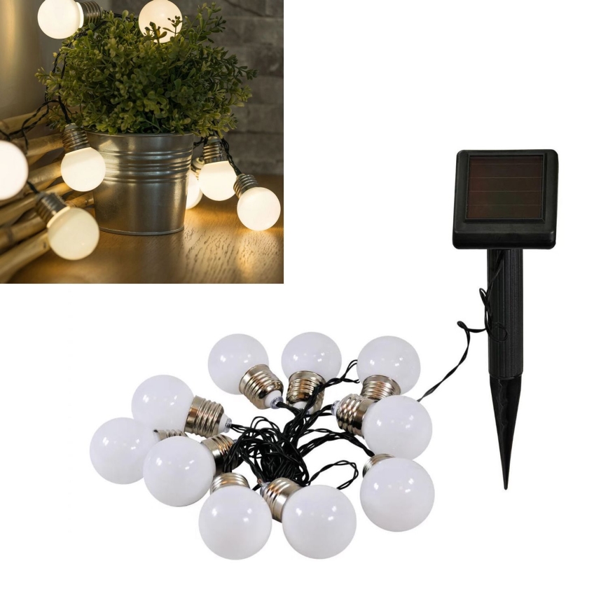 LED Solar decorative chain LED/1,2V 3,8 m IP44