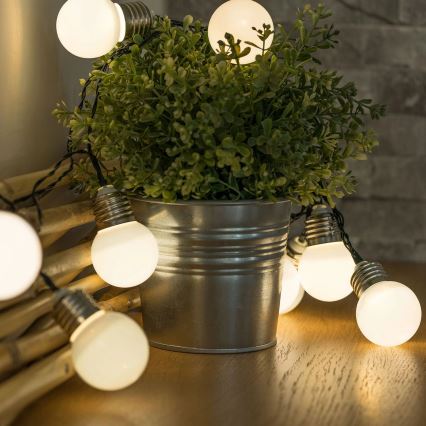 LED Solar decorative chain LED/1,2V 3,8 m IP44