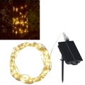 LED Solar decorative chain LED/3,7V 1800 mAh 10 m IP44 + remote control