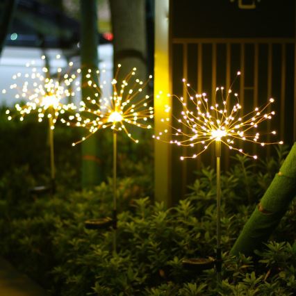 LED Solar decorative light 140xLED/1,2V 3000K 84 cm IP44