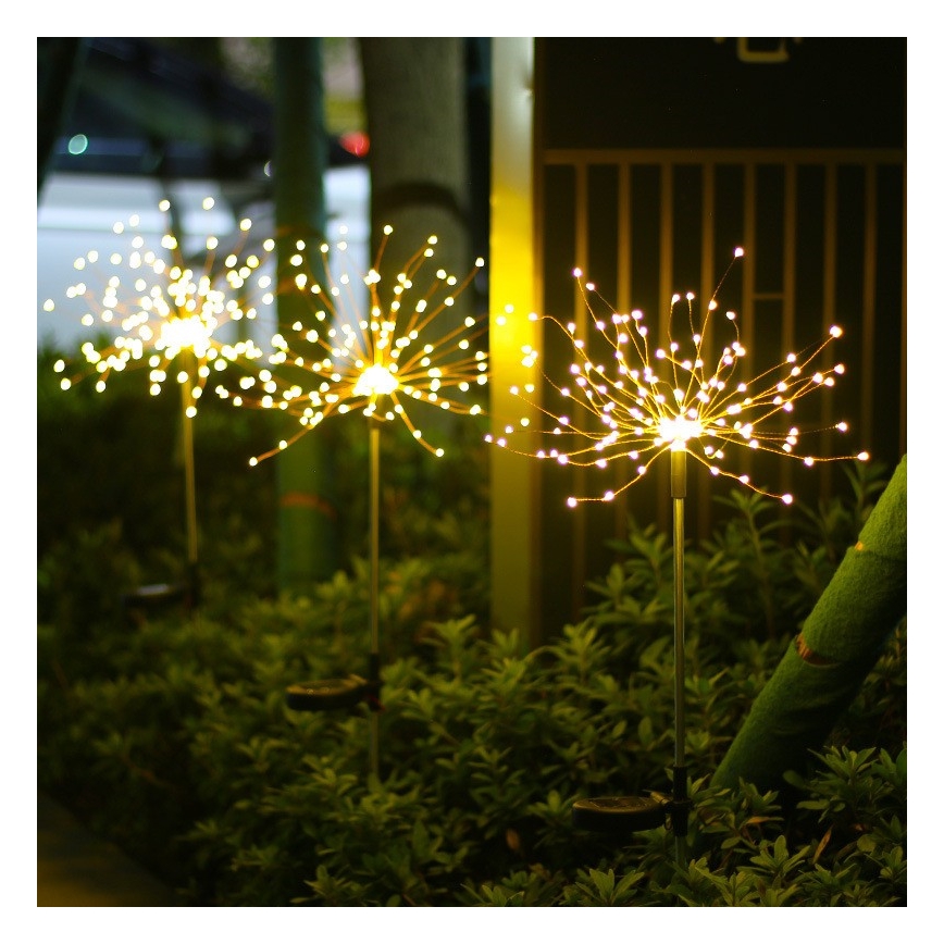 LED Solar decorative light 140xLED/1,2V 3000K 84 cm IP44