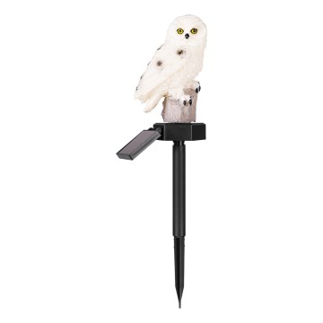 LED Solar Decorative Light with Sensor 6xLED/1,2V 3000K 40 cm 600 mAh IP44 Owl