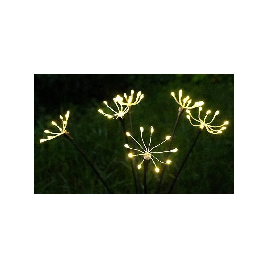 LED Solar Decorative Light with Sensor, LED/1.2 V, 3000 K warm white, 73 cm, 600 mAh, IP44