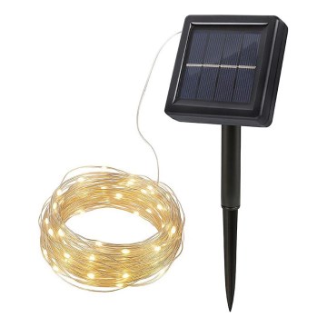 LED Solar Decorative String Lights LED/3.7V 800 mAh 22 m