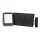 LED Solar floodlight LED/15W/3,7V IP65 4000K black + remote control